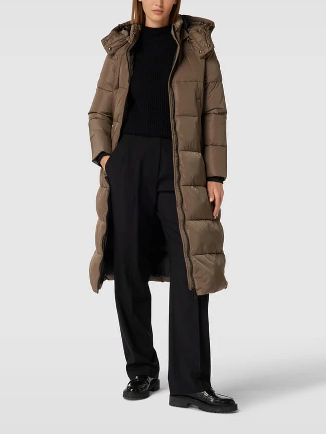 SAVE THE DUCK Mantel Mit Label-Patch Modell 'Colette' - Dunkelbraun 1 SAVE THE DUCK Mantel Mit Label-Patch Modell 'Colette' - Dunkelbraun