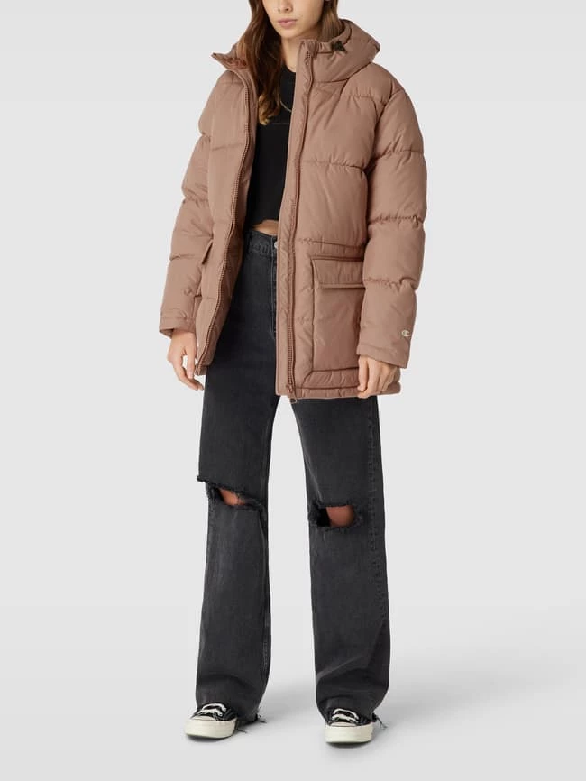 CHAMPION Steppmantel Mit Kapuze - Mittelbraun 1 CHAMPION Steppmantel Mit Kapuze - Mittelbraun