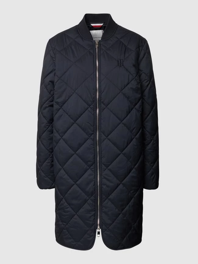 Tommy Hilfiger Steppmantel Mit Label-Stitching - Marineblau 2 Tommy Hilfiger Steppmantel Mit Label-Stitching - Marineblau – Bild 2