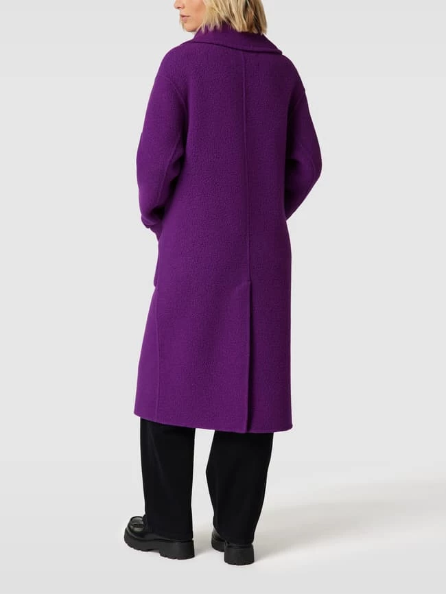 Marc Cain Mantel Mit Label-Applikation - Lila 5 Marc Cain Mantel Mit Label-Applikation - Lila – Bild 5