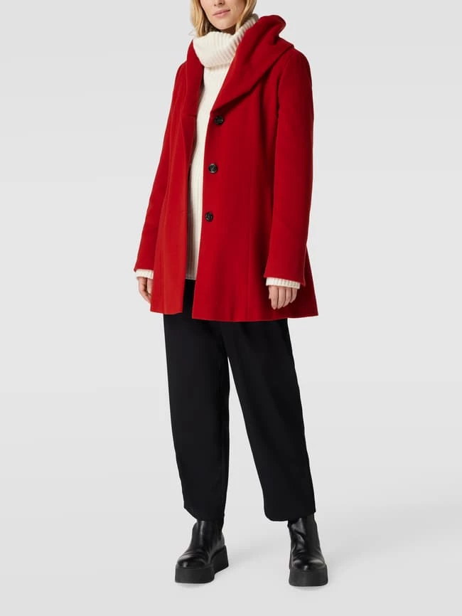 Fuchs Schmitt Mantel Mit Seitlichen Eingrifftaschen - Orange 1 Fuchs Schmitt Mantel Mit Seitlichen Eingrifftaschen - Orange