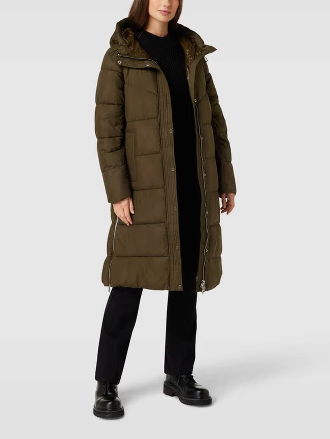 S.Oliver RED LABEL Steppmantel Mit Kapuze - Khaki 1 S.Oliver RED LABEL Steppmantel Mit Kapuze - Khaki