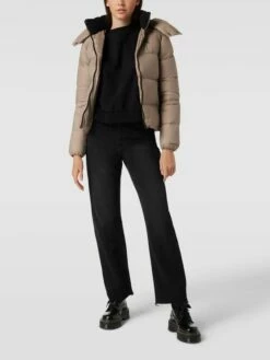 Calvin Klein Jeans Steppmantel Mit Label-Print - Beige