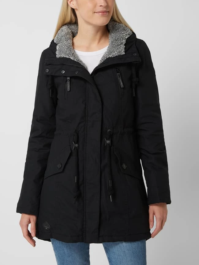 Ragwear Parka Mit Baumwoll-Anteil Modell 'Elsie' - Schwarz 4 Ragwear Parka Mit Baumwoll-Anteil Modell 'Elsie' - Schwarz – Bild 4
