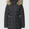 Only Steppmantel Mit Abnehmbarer Kapuze Modell 'LUNA QUILTED COAT' - Schwarz