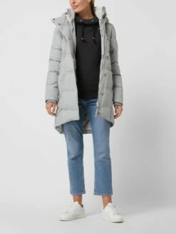Ragwear Steppmantel Mit Kapuze Modell 'Pavla' - Hellgrau