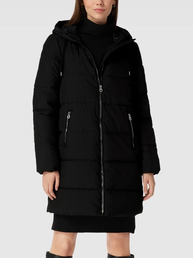 Only Steppmantel Mit Kapuze Modell 'ONLDOLLY LONG PUFFER COAT' - Schwarz 4 Only Steppmantel Mit Kapuze Modell 'ONLDOLLY LONG PUFFER COAT' - Schwarz – Bild 4