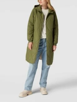 Tommy Hilfiger Steppmantel Mit Kapuze Modell 'SORONA' - Olivgrün