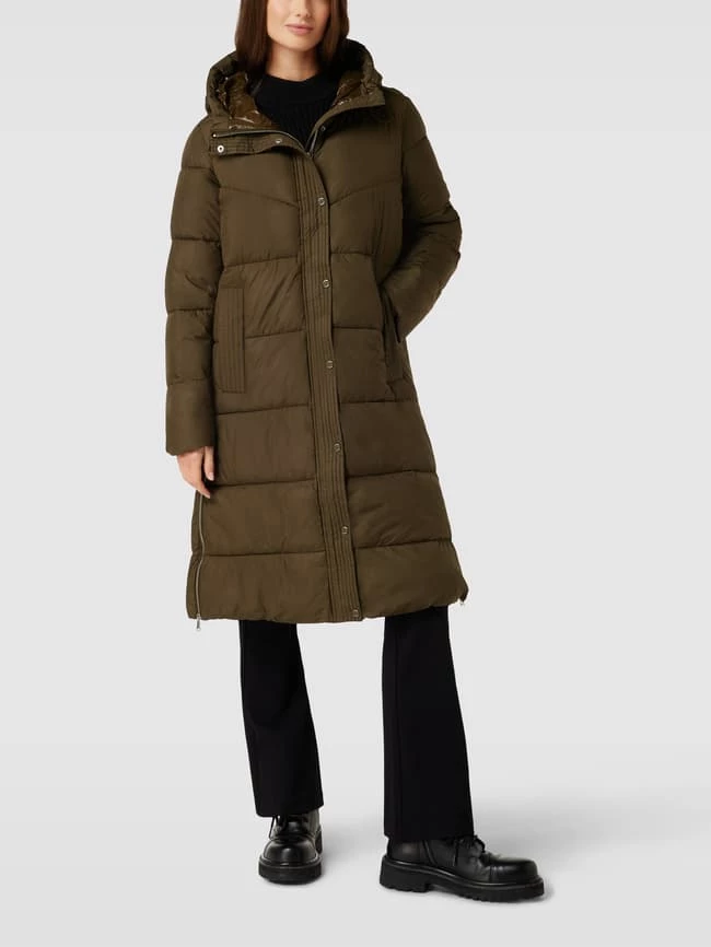 S.Oliver RED LABEL Steppmantel Mit Kapuze - Khaki 4 S.Oliver RED LABEL Steppmantel Mit Kapuze - Khaki – Bild 4