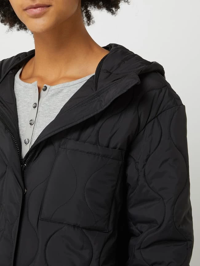 Jake*s Collection Steppmantel Mit Kapuze - Schwarz 3 Jake*s Collection Steppmantel Mit Kapuze - Schwarz – Bild 3