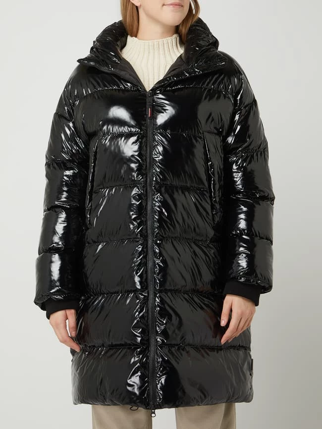 Napapijri Steppmantel In Lack-Optik Modell 'Lovly' - Schwarz 4 Napapijri Steppmantel In Lack-Optik Modell 'Lovly' - Schwarz – Bild 4