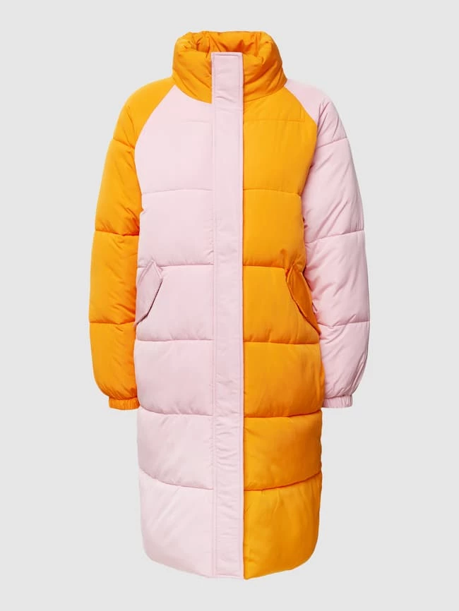 ICHI Mantel In Two-Tone-Machart Modell 'Frizta' - Orange 2 ICHI Mantel In Two-Tone-Machart Modell 'Frizta' - Orange – Bild 2