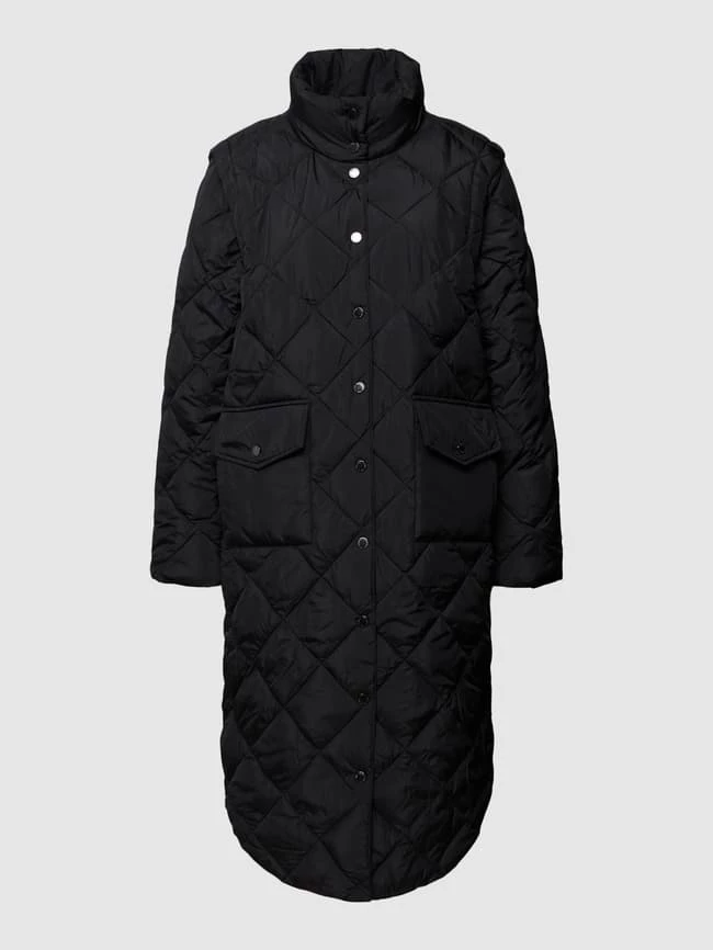 FREE/QUENT Steppmantel Mit Abnehmbaren Ärmeln Modell 'Olga' - Schwarz 2 FREE/QUENT Steppmantel Mit Abnehmbaren Ärmeln Modell 'Olga' - Schwarz – Bild 2