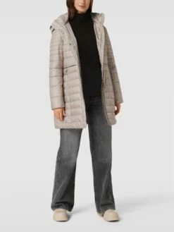 Betty Barclay Steppmantel Mit Teddyfutter - Stein