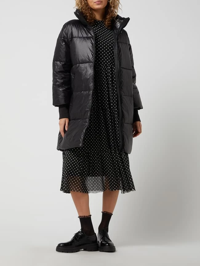 Jake*s Collection Steppjacke Mit Reißverschlusstaschen - Schwarz 1 Jake*s Collection Steppjacke Mit Reißverschlusstaschen - Schwarz