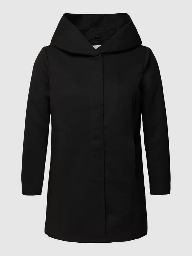 ONLY CARMAKOMA PLUS SIZE Mantel Mit Kapuze Modell 'CARSEDONA LIGHT COAT' - Schwarz 2 ONLY CARMAKOMA PLUS SIZE Mantel Mit Kapuze Modell 'CARSEDONA LIGHT COAT' - Schwarz – Bild 2