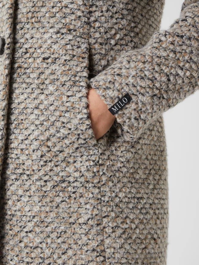 Milo Coats Wollmantel Mit Alpaka-Anteil Modell 'Lisette' - Beige 3 Milo Coats Wollmantel Mit Alpaka-Anteil Modell 'Lisette' - Beige – Bild 3
