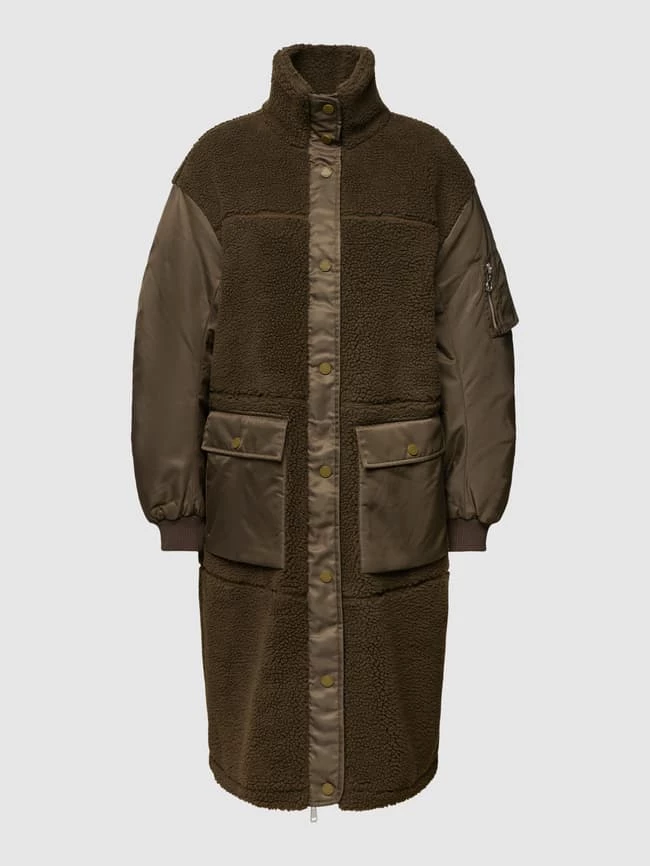 Marc O'Polo Denim Mantel Mit Teddyfell - Khaki 2 Marc O'Polo Denim Mantel Mit Teddyfell - Khaki – Bild 2