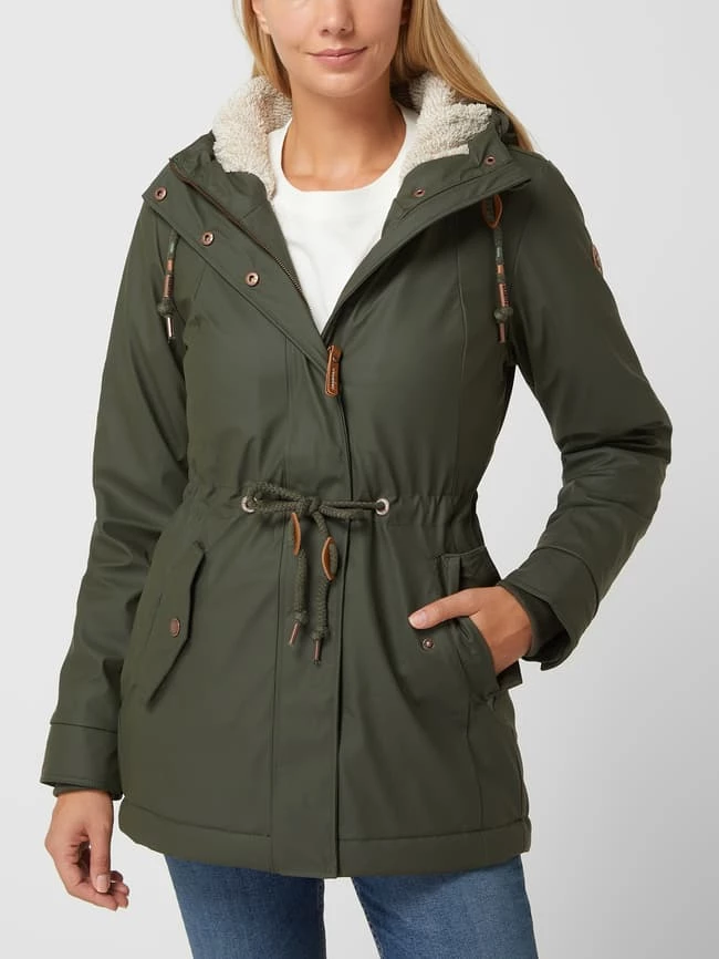 Ragwear Parka Mit Teddyfutter Modell 'Monadis' - Olivgrün 4 Ragwear Parka Mit Teddyfutter Modell 'Monadis' - Olivgrün – Bild 4
