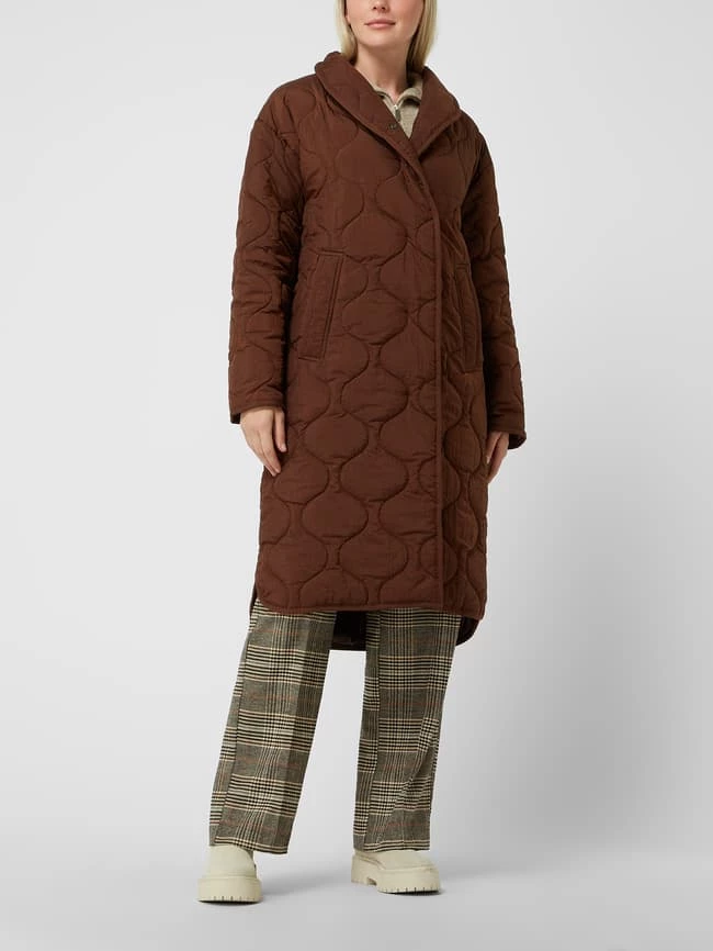 Smith And Soul Steppmantel Mit Schalkragen - Schokobraun 4 Smith And Soul Steppmantel Mit Schalkragen - Schokobraun – Bild 4