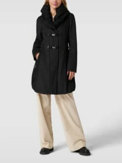 Gil Bret Mantel Mit Kapuze - Anthrazit Meliert