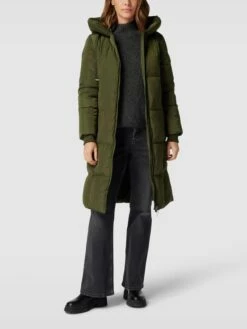 MOS MOSH Daunenmantel In Stepp-Optik Modell 'Nova' - Dunkelgrün