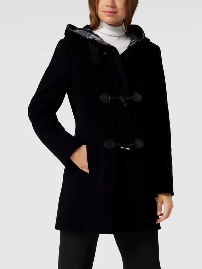 Gil Bret Dufflecoat Mit Seitlichen Eingrifftaschen Modell 'Dahlia' - Dunkelblau 4 Gil Bret Dufflecoat Mit Seitlichen Eingrifftaschen Modell 'Dahlia' - Dunkelblau – Bild 4