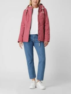 Ragwear Parka Mit Baumwoll-Anteil Modell 'Monade' - Altrosa