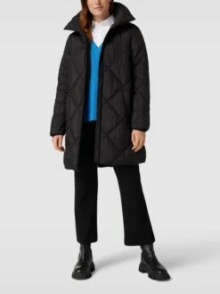 Vila Steppmantel Mit Stehkragen Modell 'VIADAYA' - Schwarz