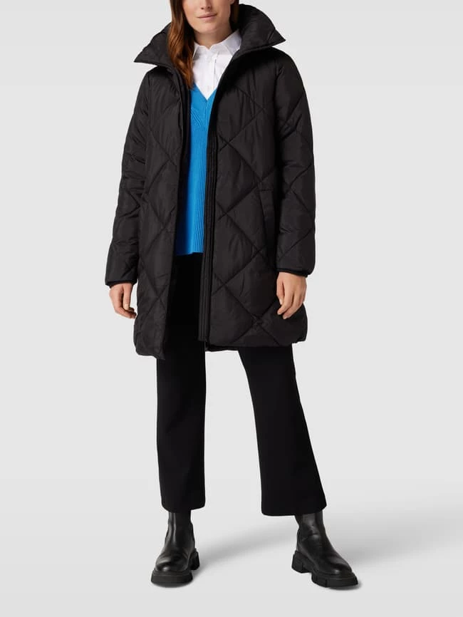 Vila Steppmantel Mit Stehkragen Modell 'VIADAYA' - Schwarz 1 Vila Steppmantel Mit Stehkragen Modell 'VIADAYA' - Schwarz