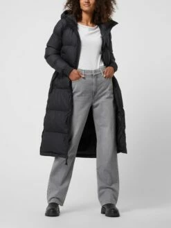 Columbia Steppmantel Mit Kapuze - Schwarz