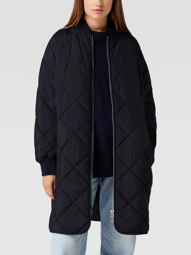 Marc O'Polo Denim Steppmantel Mit Label-Detail - Marineblau 4 Marc O'Polo Denim Steppmantel Mit Label-Detail - Marineblau – Bild 4