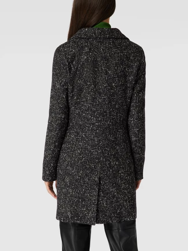 HUGO Mantel Mit Allover-Muster Modell 'MALU' - Schwarz 5 HUGO Mantel Mit Allover-Muster Modell 'MALU' - Schwarz – Bild 5