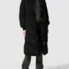 Pieces Steppmantel Mit Kapuze Modell 'PCFELICITY LONG PUFFER' - Schwarz