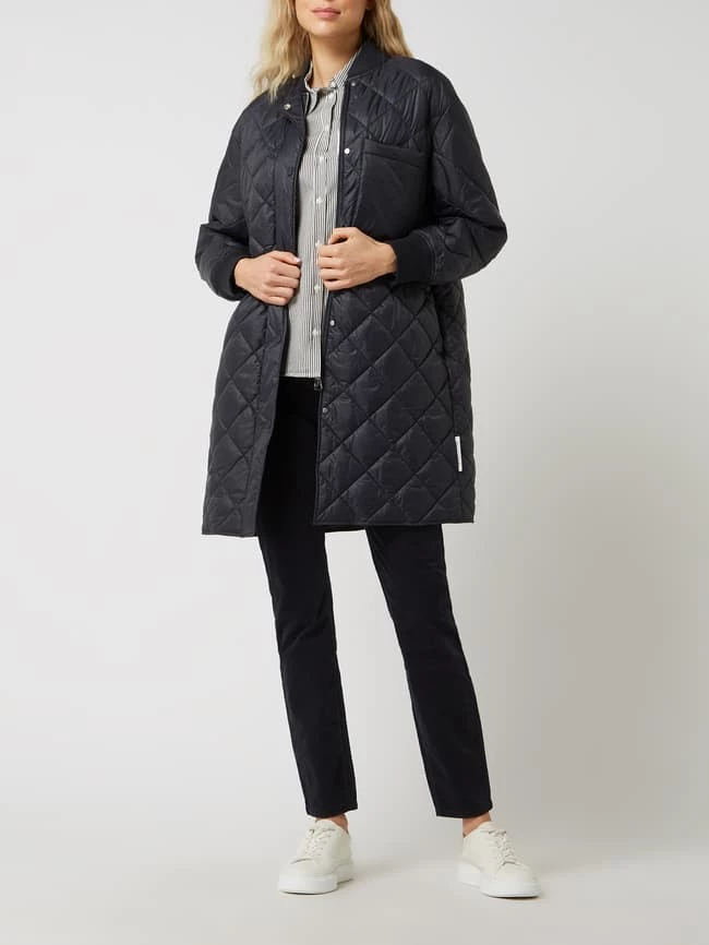 Marc O'Polo Oversized Steppmantel Mit Stehkragen - Marineblau 1 Marc O'Polo Oversized Steppmantel Mit Stehkragen - Marineblau