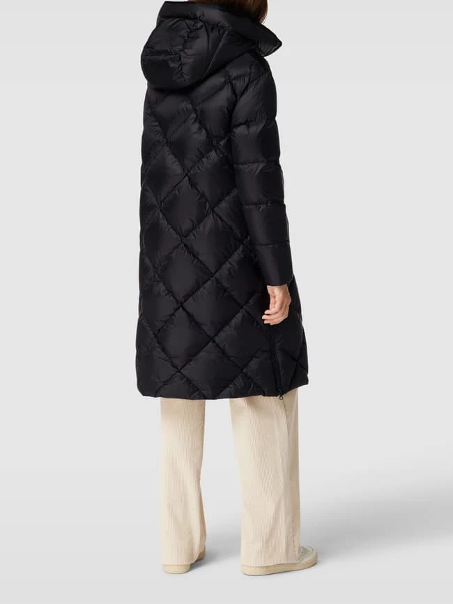 Blauer Usa Daunenmantel In Quilt-Optik - Schwarz 5 Blauer Usa Daunenmantel In Quilt-Optik - Schwarz – Bild 5