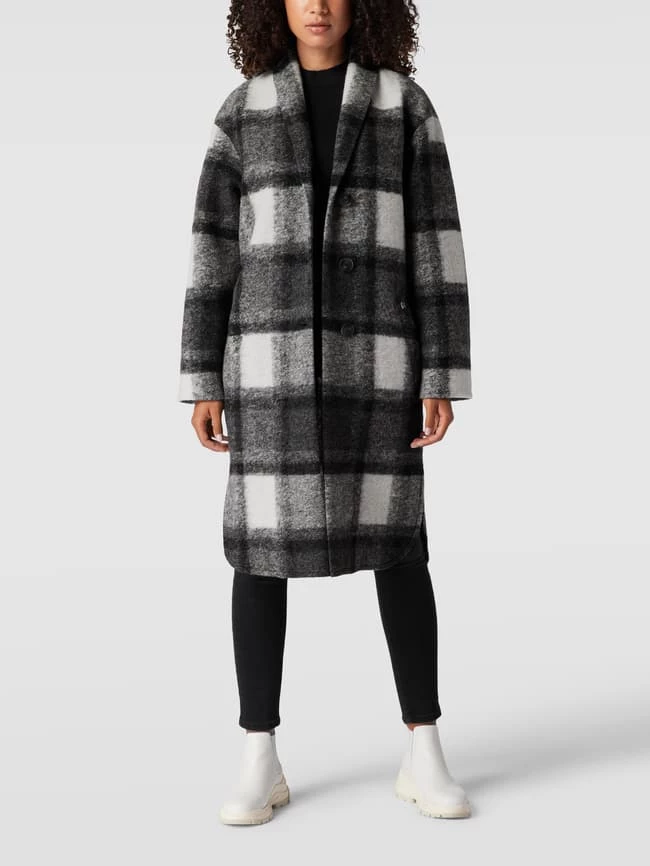 Fuchs Schmitt Mantel Mit Allover-Muster - Schwarz 1 Fuchs Schmitt Mantel Mit Allover-Muster - Schwarz