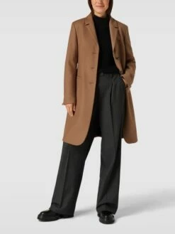 Cinque Mantel Mit Leistentaschen Modell 'CITORA' - Camel