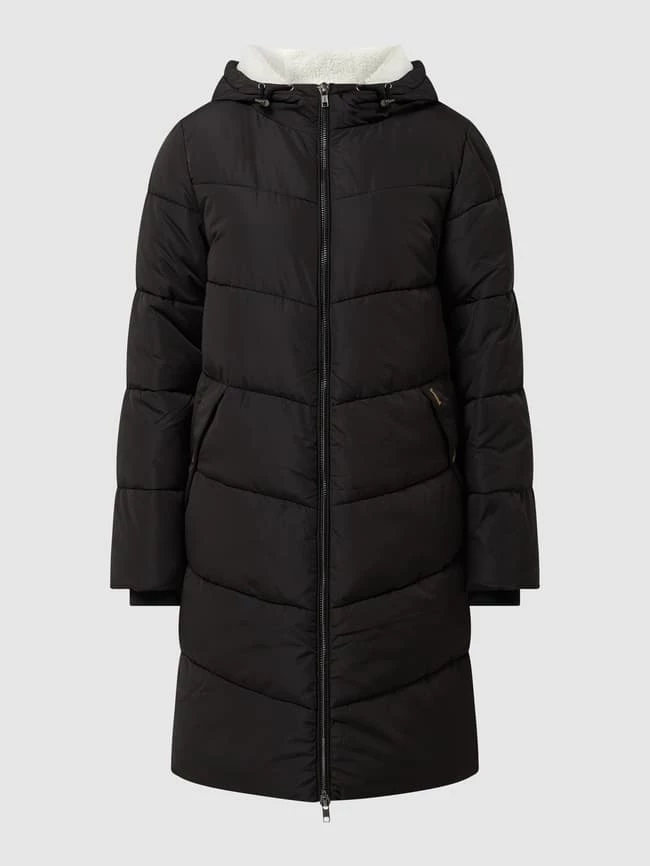 Nümph Steppmantel Mit Kapuze Modell 'Nucurtis' - Schwarz 2 Nümph Steppmantel Mit Kapuze Modell 'Nucurtis' - Schwarz – Bild 2