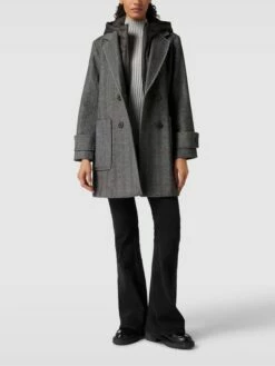 Esprit Collection Mantel Mit Reverskragen - Hellgrau