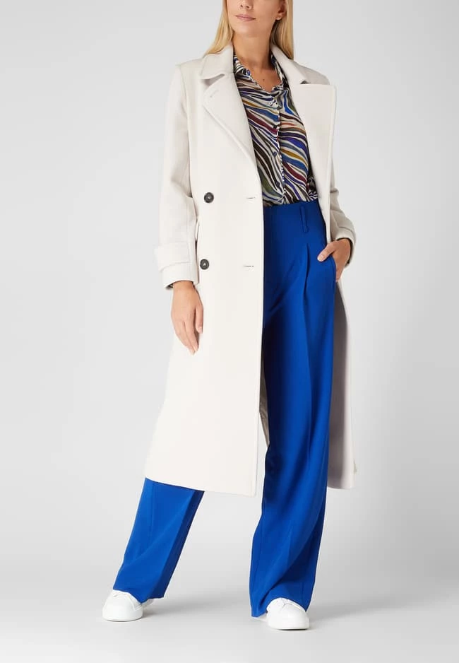 ICONS Cinzia Rocca Mantel Mit Kaschmir-Anteil - Offwhite 1 ICONS Cinzia Rocca Mantel Mit Kaschmir-Anteil - Offwhite