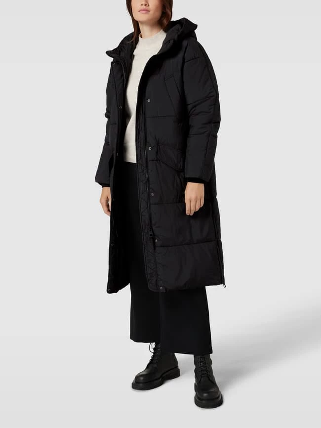 Jake*s Casual Steppmantel Mit Kapuze - Schwarz 1 Jake*s Casual Steppmantel Mit Kapuze - Schwarz