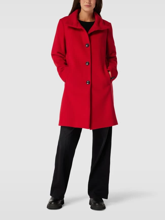 Milo Coats Mantel Mit Seitlichen Eingrifftaschen - Rot 1 Milo Coats Mantel Mit Seitlichen Eingrifftaschen - Rot