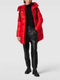 No.1 Como Steppmantel Mit Kapuze Modell 'LEONIE' - Rot