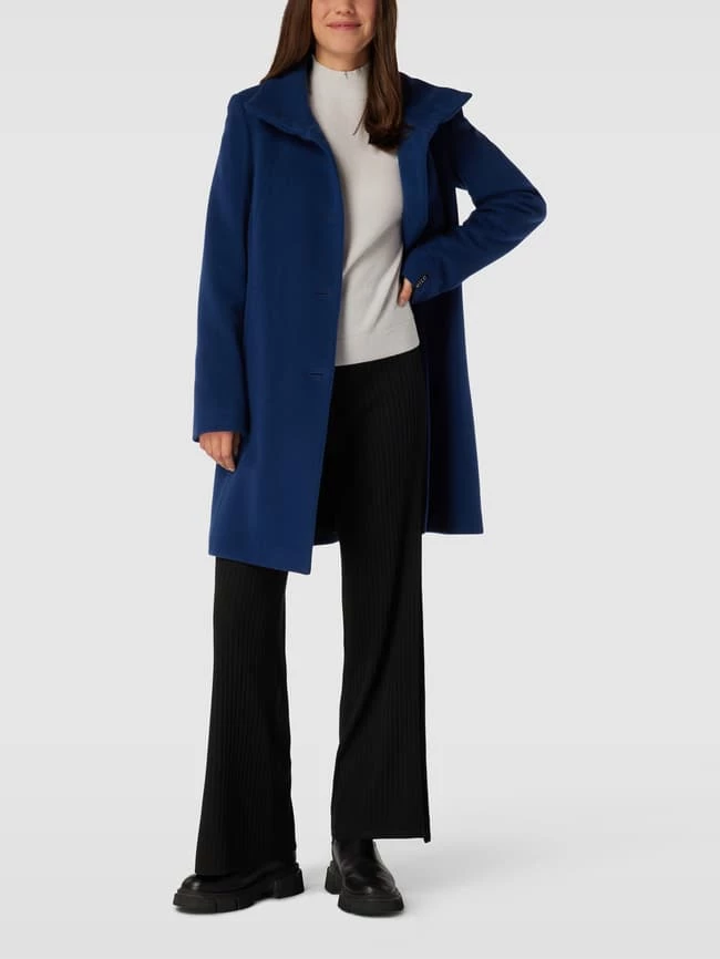 Milo Coats Mantel Mit Seitlichen Eingrifftaschen - Blau 1 Milo Coats Mantel Mit Seitlichen Eingrifftaschen - Blau