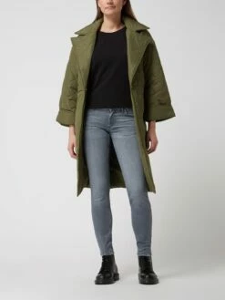 Vila Steppmantel Mit Taillengürtel Modell 'Chris' - Khaki