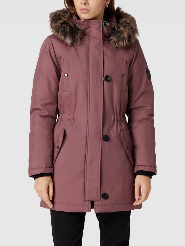 Only Parka Mit Kunstpelzkragen Modell 'ONLIRS' - Mauve 4 Only Parka Mit Kunstpelzkragen Modell 'ONLIRS' - Mauve – Bild 4