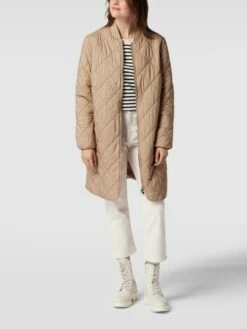 Tommy Hilfiger Steppmantel Mit Label-Stitching - Beige