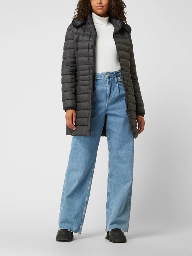 Frieda & Freddies Steppmantel Mit Abnehmbarer Kapuze - Anthrazit 1 Frieda & Freddies Steppmantel Mit Abnehmbarer Kapuze - Anthrazit