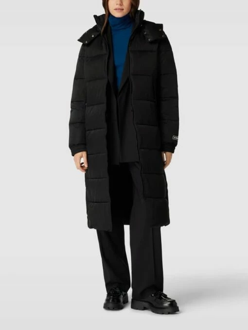 HUGO Mantel Mit Kapuze Modell 'FAVINA' - Schwarz -WINTERMÄNTEL Verkaufs-Shop aosl6hi274q4qh2l85a4ocal8kojgh258h0l2j1g8db56dif9h5kigac90q4glija524kiah90sk4daj98o30chn6thjaphoc4o3gc1k6hi3ee34c4qj2e9j74q3ichl6tgjec8